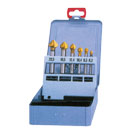 HHS鍍鈦直柄錐面锪鉆組套